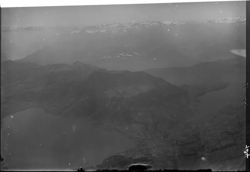 Rigi, Overview, Seebodenalp, Küssnacht, Bernese Alps, Urner Alps (1922)