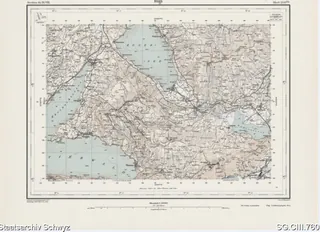 Topographische Karte: Section 16. Bl.VIII., Rigi, Blatt 209 bis. (1932)