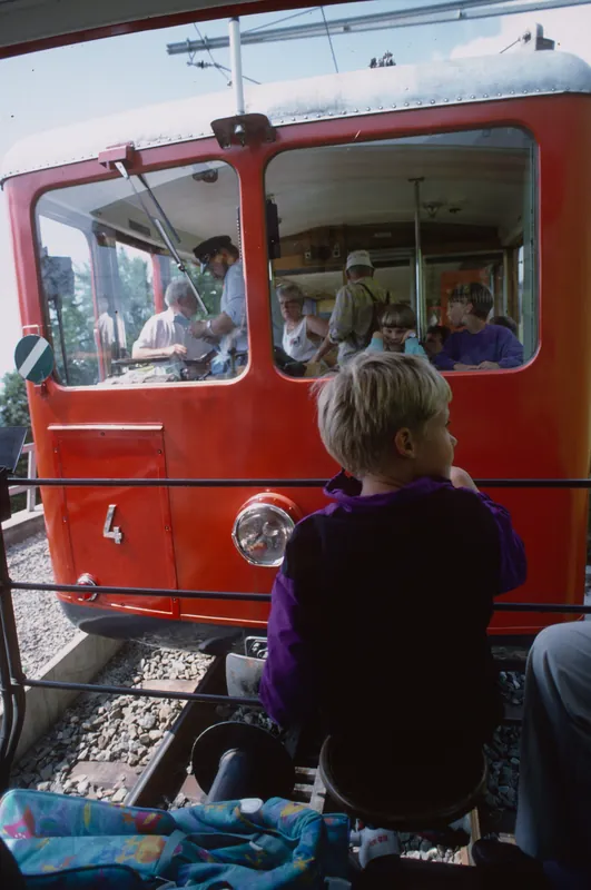 Vitznau-Rigi Railway, VRB railcar Bhe 2/4 No.4 (8/1994)