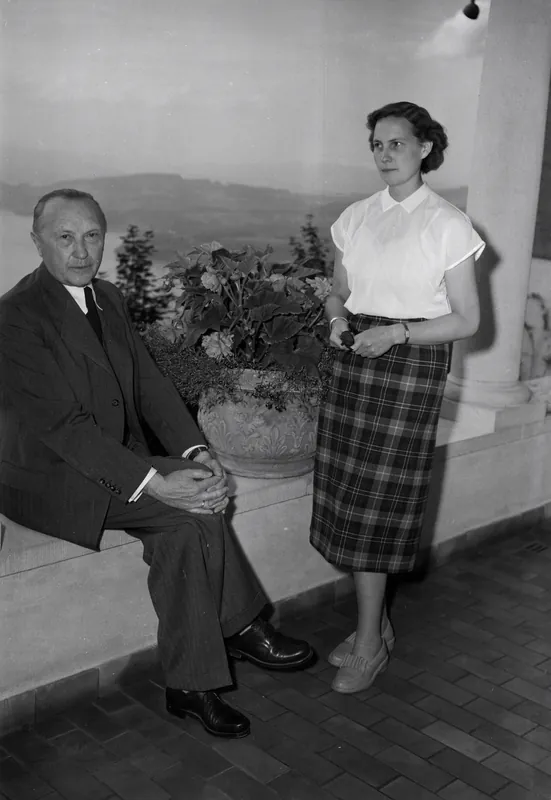 German Chancellor Konrad Adenauer on the Rigi (1950-1960)