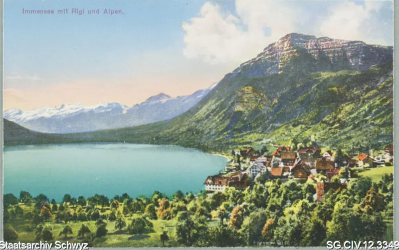 Immensee mit Rigi und Alpen (keine Angabe)