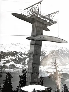 Bau Weggis-Rigi Seilbahn (1967)