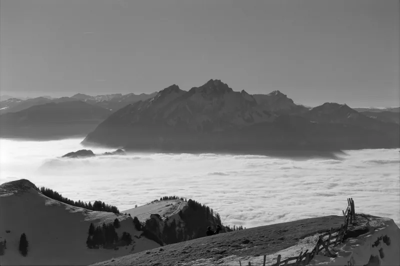 Rigi, winter landscapes (29.01.1991)