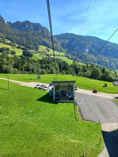 Rigi Burggeist-cableway-Obergschwend-lower station-02ASD (2023-09-04)