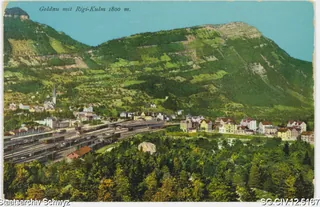 Goldau mit Rigi-Kulm 1800 m. (vor 1912)