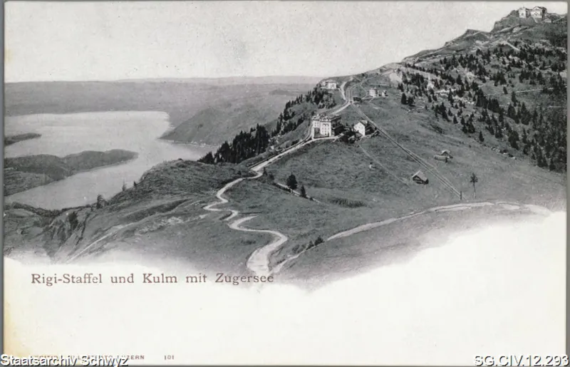 Rigi-Staffel und Kulm mit Zugersee (keine Angabe)