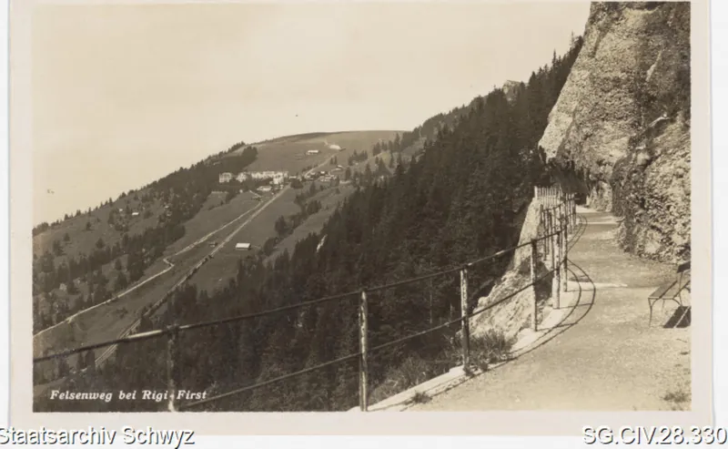 Felsenweg bei Rigi-First (keine Angabe)