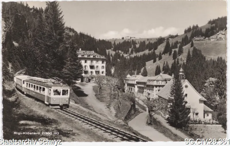 Rigi-Klösterli (1300 m) (zwischen 1875 und 1979)