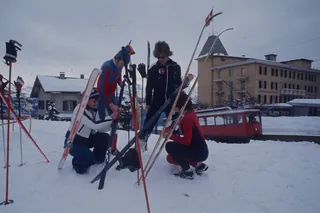 Rigi, cross country skiing (ca. 1977)