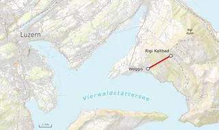 Karte Luftseilbahn Weggis-Rigi Kaltbad (2020-02-22)