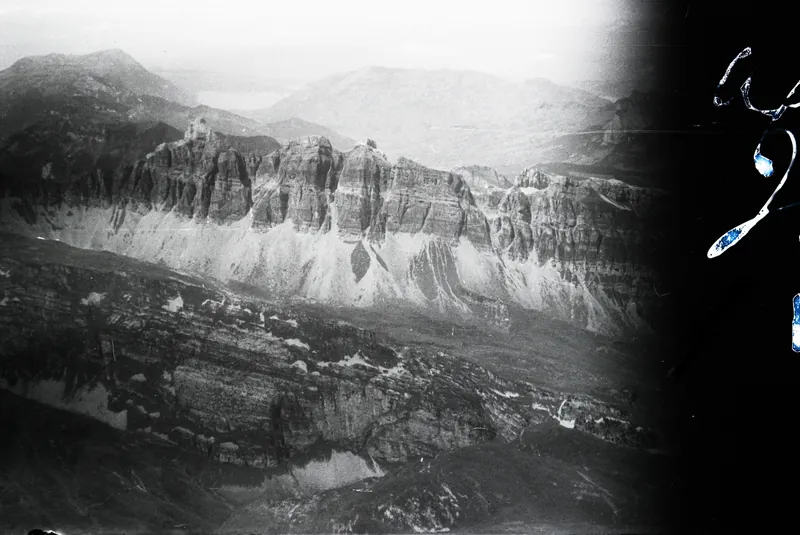 Chaiserstock, in the background: Rigi, Lake Zug, Wildspitz (16.08.1933)