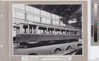 Elektrischer Zahnradtriebwagen CFhe 2/4 der Arth- Rigi -Bahn (ca. 1949)