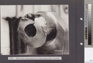 Gebrochene Kurbelachse der Vitznau- Rigi Bahn (ca. 05.1931)