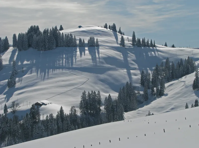 Shadow plays on the Rigi (25.02.2009)