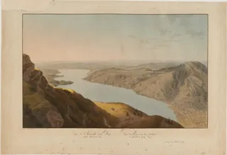 Die Aussicht vom Rigi gegen Zürich und Zug = Vue du Rigi vers les Cantons de Zurich & Zoug (1807)