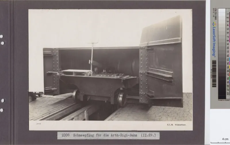 Schneepflug für die Arth- Rigi -Bahn (ca. 1929)