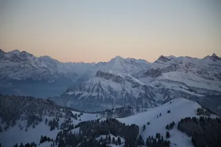 Niederbauen und Bristen after sunset from Rigi (2023-02-07 17:37:01)