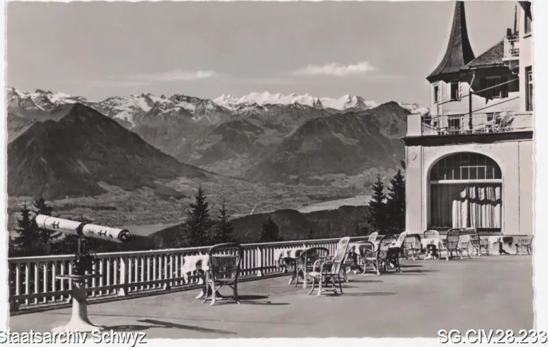 Grand-Hotel Rigi-Kaltbad, Blick auf Unterwaldner- und Berneralpen (keine Angabe)