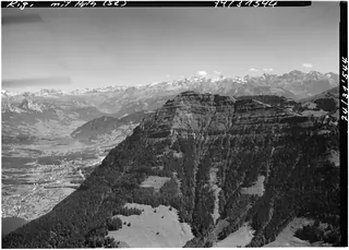 Rigi Massif SZ, LU, overviews and views from different directions (13.08.1974)