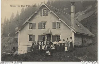 Gruss vom Rigi-Wölfertschen: Gasthaus Wölfertschen (1914)