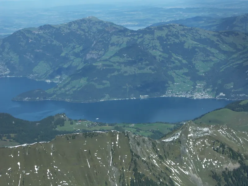 Rigi Gersau from Ju-52 HB-HOT (2010-10-02)