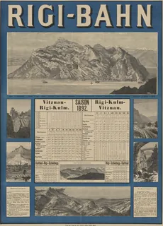 RIGI -BAHN Saison 1892 (1892)