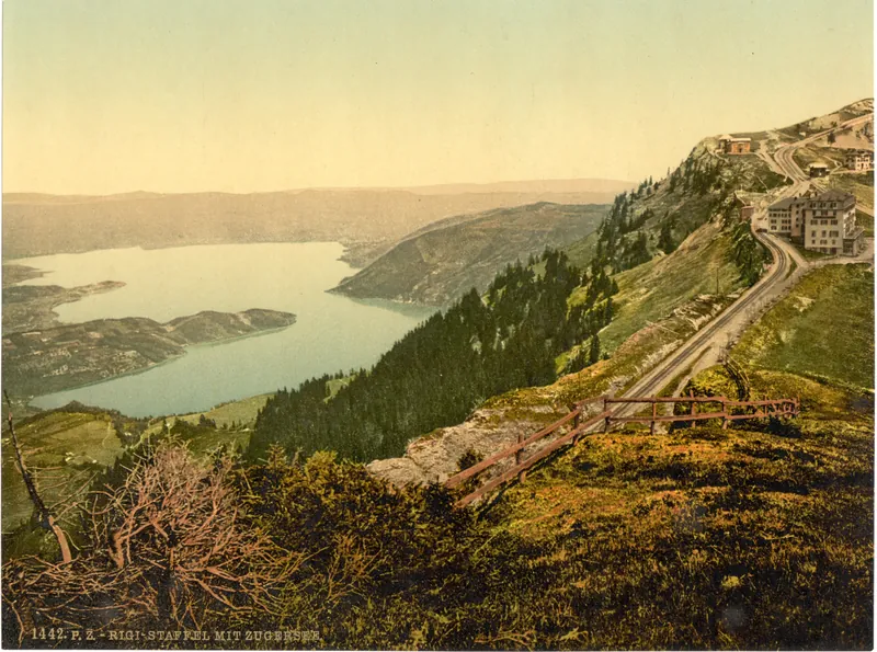 Staffel and Zug Lake, Rigi, Switzerland (between 1890 and 1900)