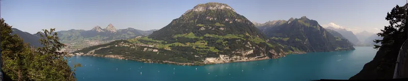 Panorama über Vierwaldstättersee von Seelisberg - panoramio (22 August 2011 (original upload date))