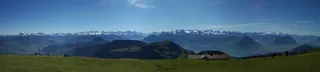 Panorama of Swiss Alps from Rigi Kulm (2011-09-21)