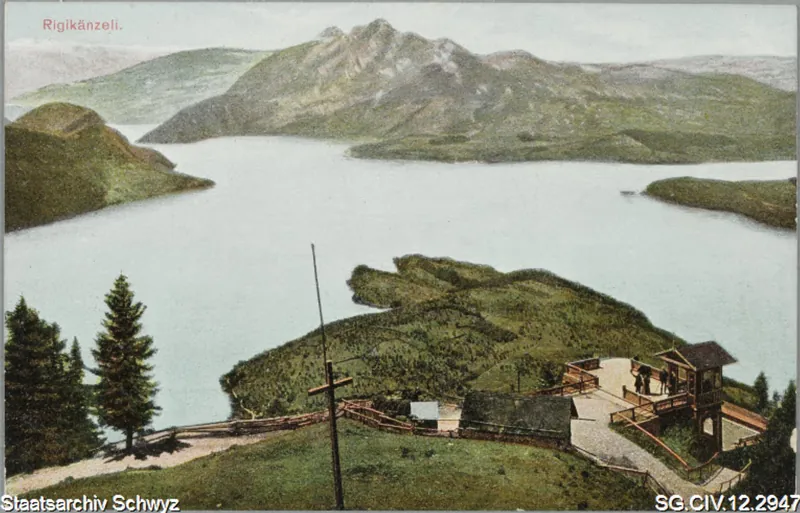Rigi-Känzeli: Blick auf die Alpen und Vierwaldstättersee (keine Angabe)