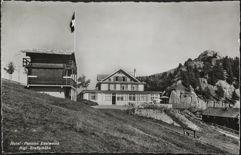 Hotel-Pension Edelweiss, Rigi-Staffelhöhe (vor 12.9.1942)