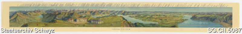 Panorama Rigi Kulm (vor 1935)