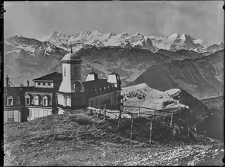 Rigi , Palais Schreiber, Gesamtaussenansicht (1931)
