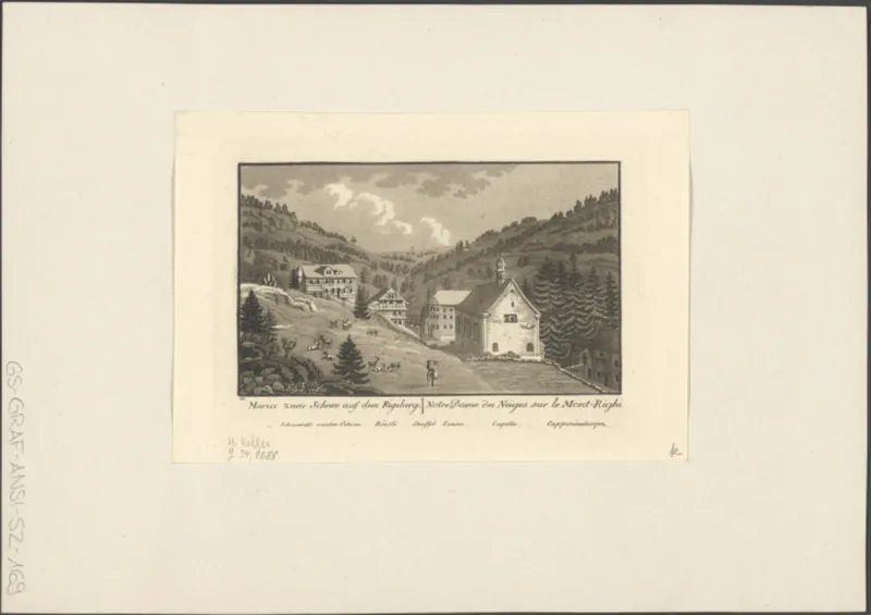 Maria zum Schnee auf dem Rigiberg = Notre-Dame des Neiges sur le Mont-Righi (19th cent.)