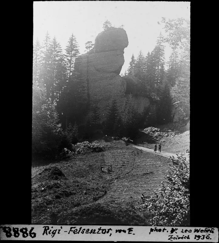 Rigi rock gate, from the east (1936)