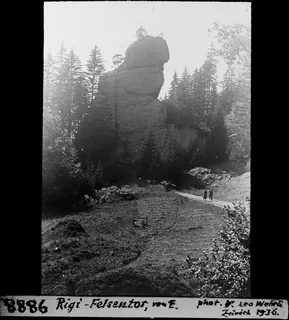 Rigi rock gate, from the east (1936)