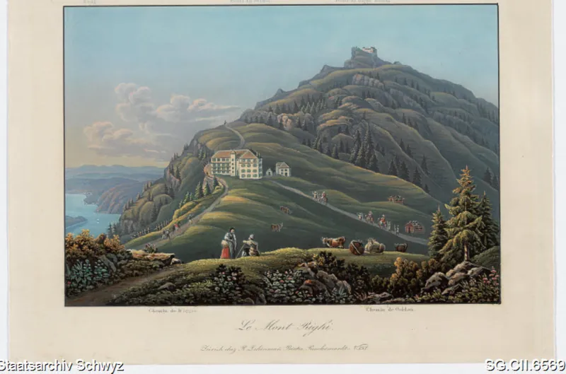 Rigi-Staffel und Rigi-Kulm (ca. 1840)