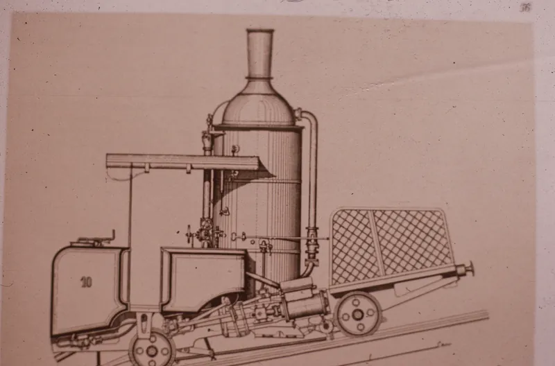 Sketch of the Vitznau-Rigi Railway (VRB) steam locomotive H 1/2 10 (unbekannt)
