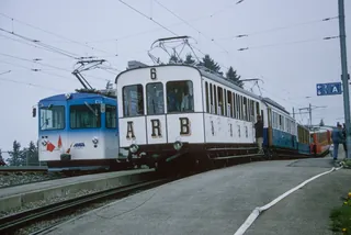Arth, Goldau, Arth-Rigi-Bahn ARB, today Rigibahnen AG (6/1995)