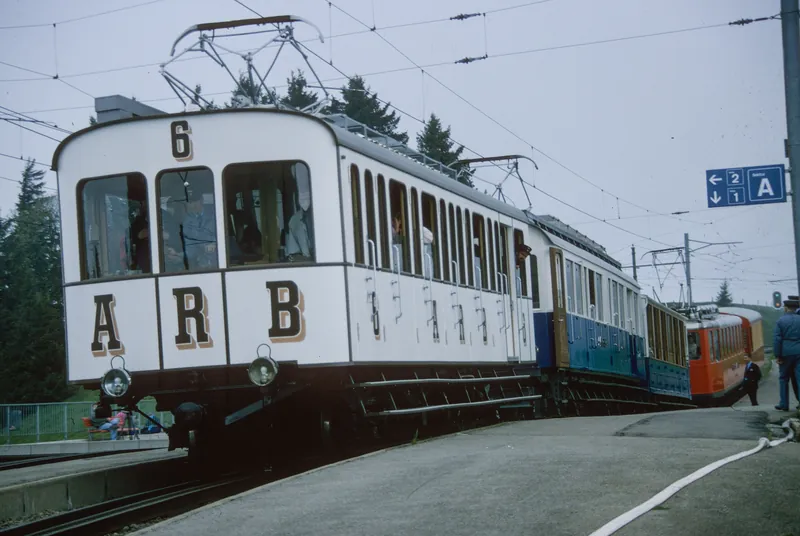 Arth, Goldau, Arth-Rigi-Bahn ARB, today Rigibahnen AG (6/1995)