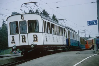 Arth, Goldau, Arth-Rigi-Bahn ARB, today Rigibahnen AG (6/1995)