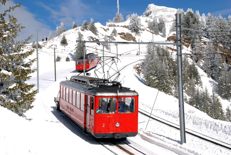 Vitznau-Rigibahn-Elektrische Motorwagen (2008-03-26)