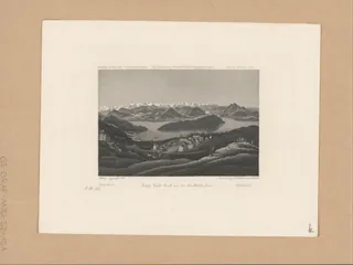 Rigi Kalt-Bad vu de Staffelhöhe (from 1868)