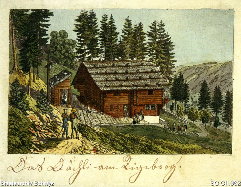 Gasthaus Rigi-Dächli (ca. 1830 - 1840)
