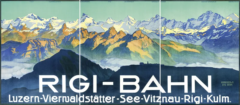 Plakat Rigi-Bahn c1910 (circa 1910)
