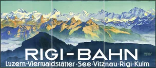 Plakat Rigi-Bahn c1910 (circa 1910)