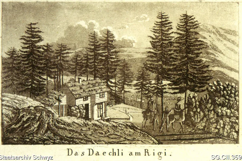 Gasthaus Rigi-Dächli (ca. 1820 - 1830)