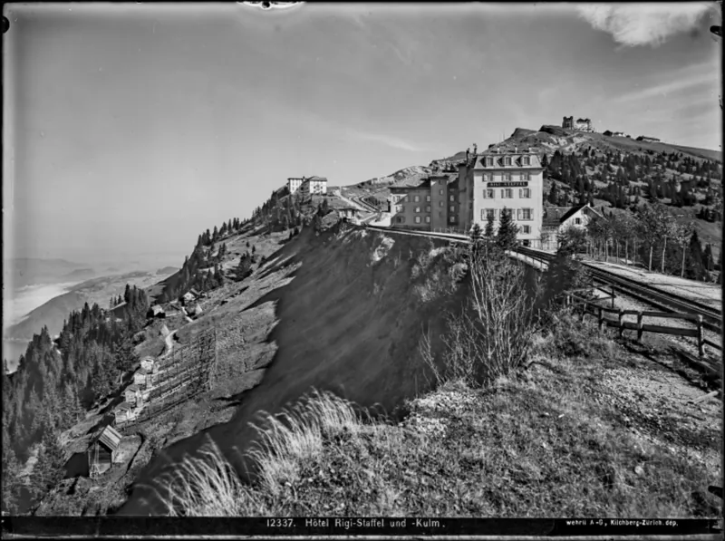 Rigi Staffel, Hotel, Gesamtaussenansicht (approx. 1910)