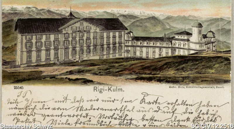 Hotel auf Rigi-Kulm (1905)