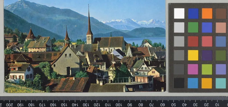 Zug, Blick gegen Rigi und Berner Alpen